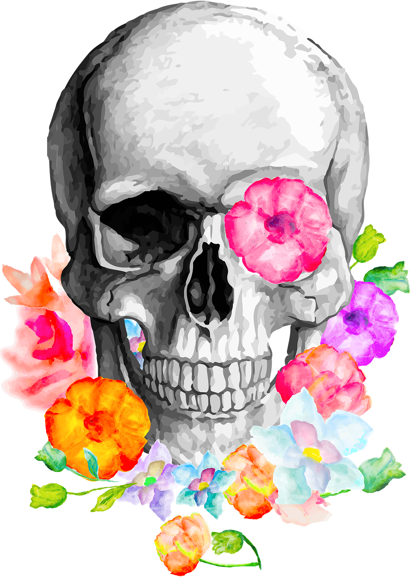 86_teschio_fiori_acquerello_skull.png